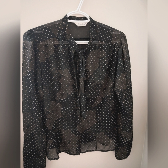 Jessica Tops - Jessica Black Polka Dot Men's Shirt 2/22 $ on selected item